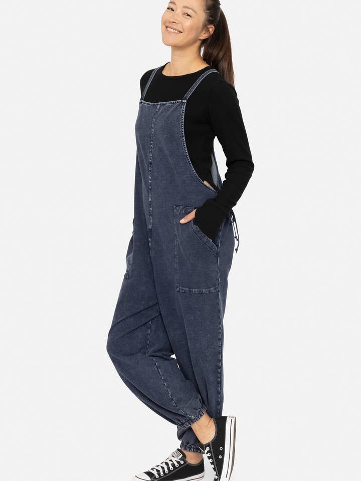 Mono B - Wholesale Overalls - Women's - Cinch & Slouch Cotton Overalls