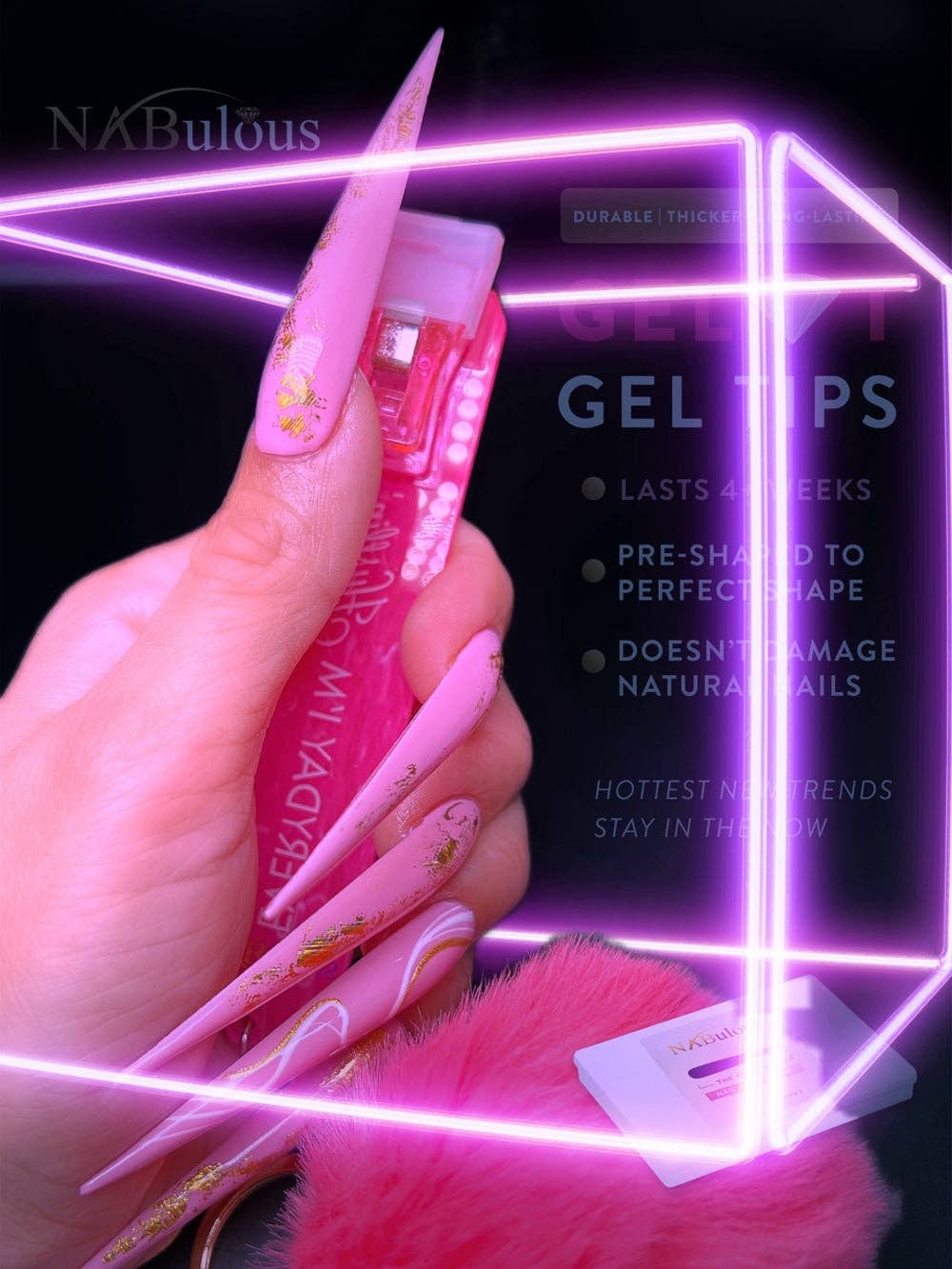 NABulous - Wholesale Keychain - Women's - Long Nails Card Grabber | NABulous15