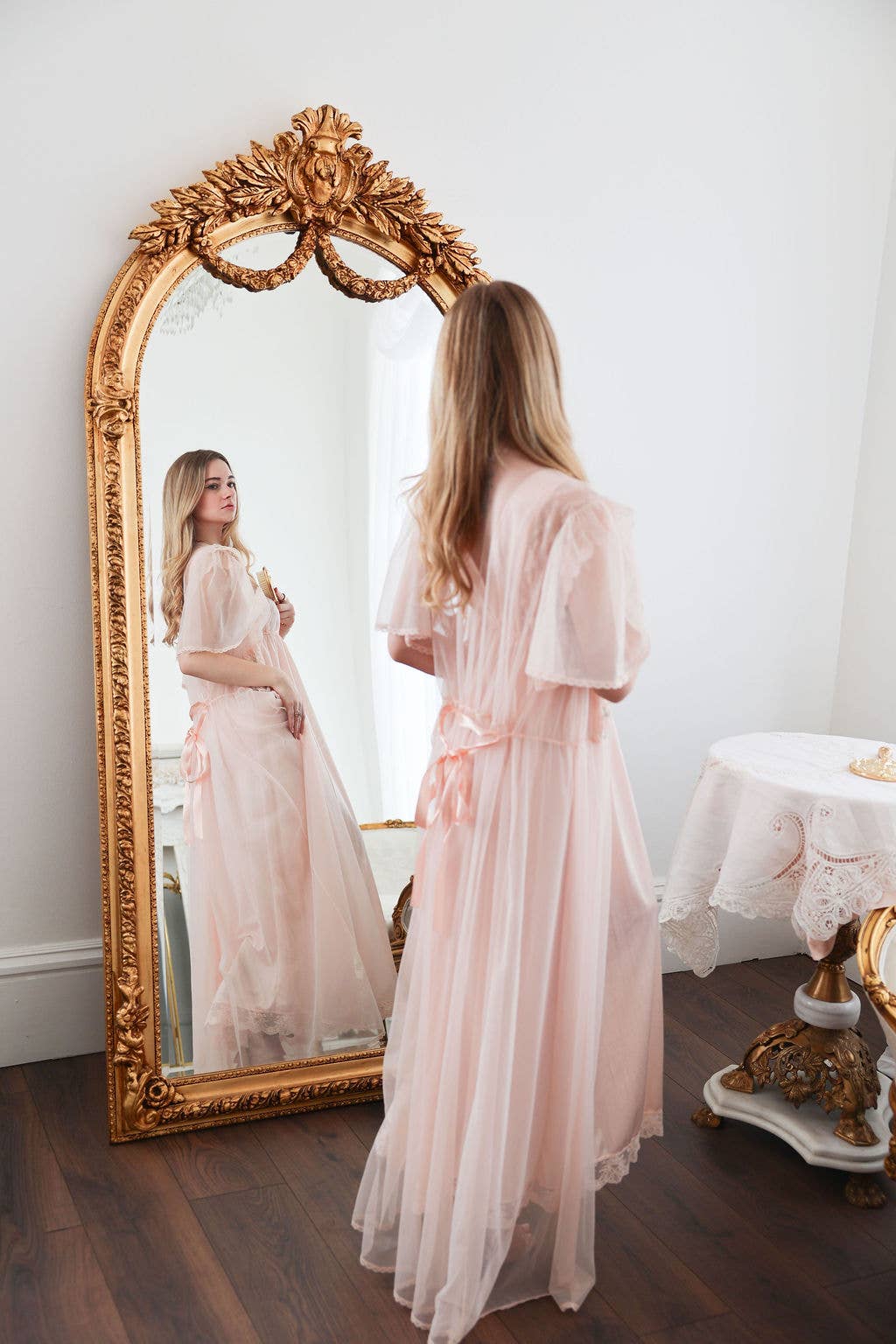 Petite Mariee Boutique - Wholesale Robe - Women's - Val Vintage Bridal Robe3