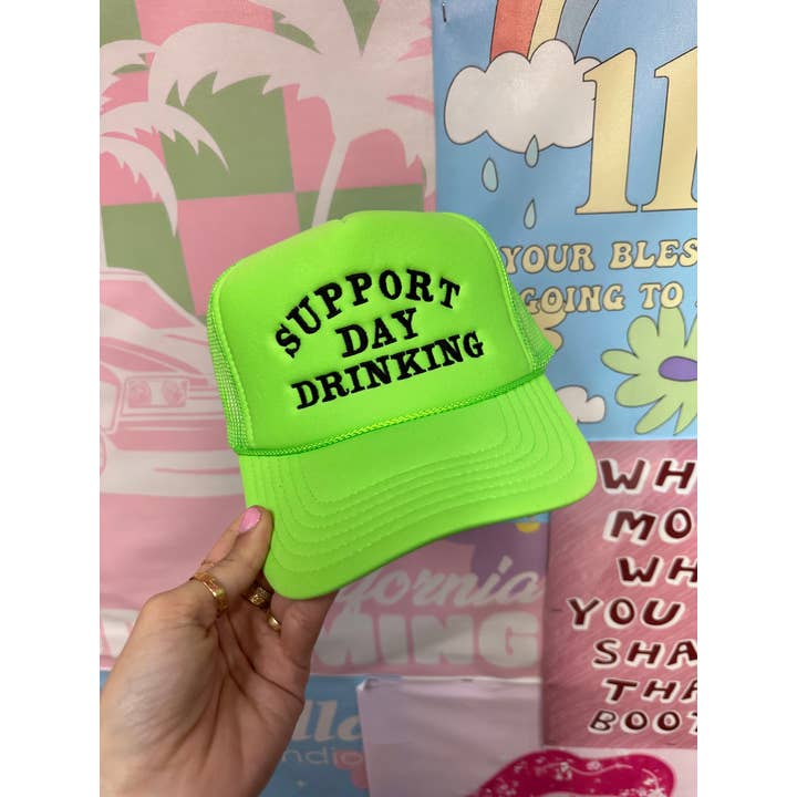 Happy Hour - Wholesale Trucker Hat - Unisex - Custom Trucker Hat: