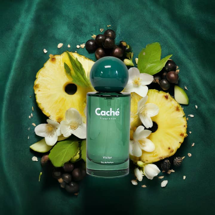 Victor by Caché – Pineapple, Apple, Birch, Jasmine, Oakmoss, Ambergris, Musk; Eau De Parfum (EDP) 50ml, Masculine for wholesale by Caché Fragrance