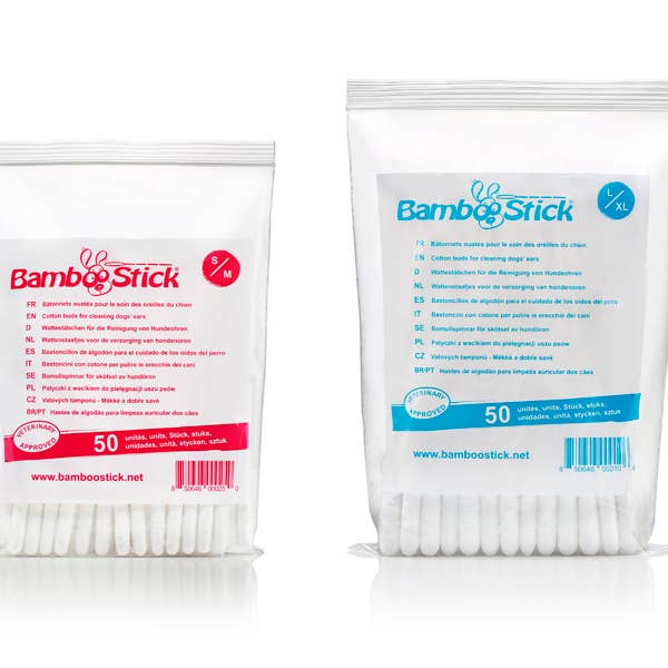 Tick Twister - Wholesale Pet Grooming Aid - Dog - Pack of 10 sachets of 50 cotton swabs for dogs Bamboostick®