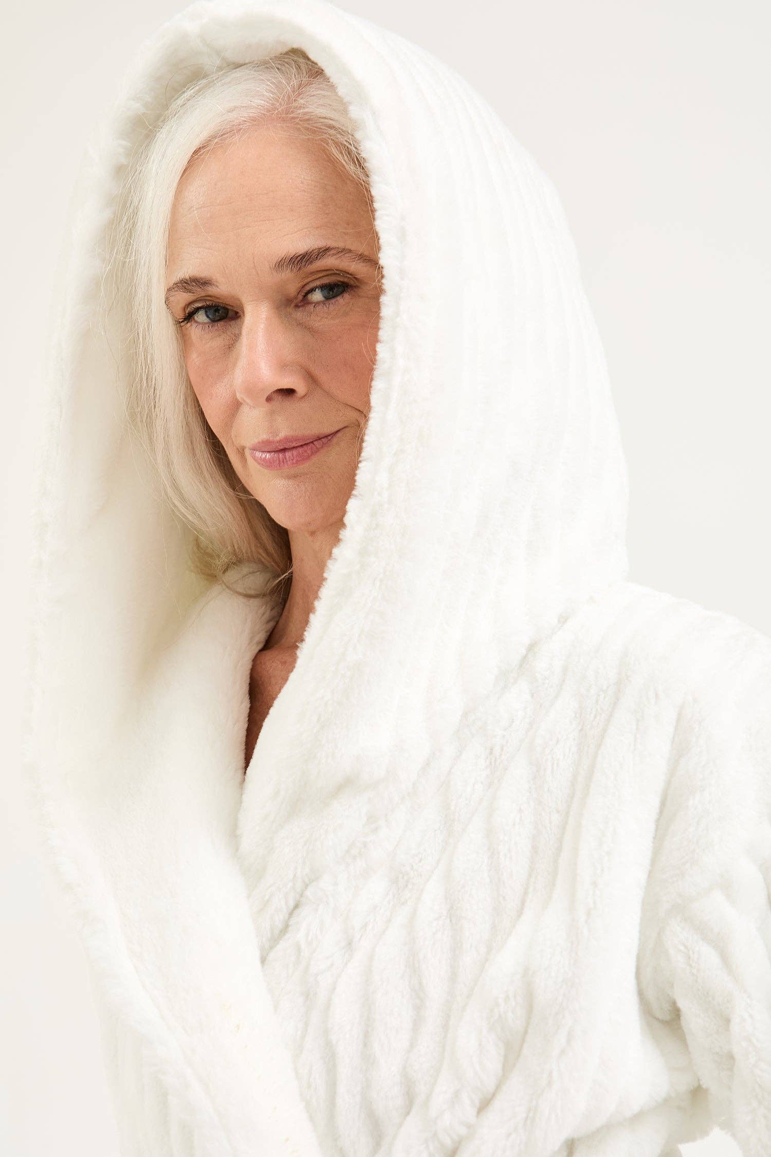 Cloud Dressing Gown in Cream for wholesale on Faire1