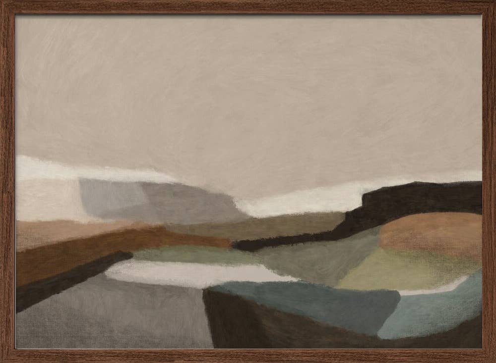 Ready2hangart, Inc. – wholesale Konsttryck – ”Montego” inramad texturerad väggkonst2