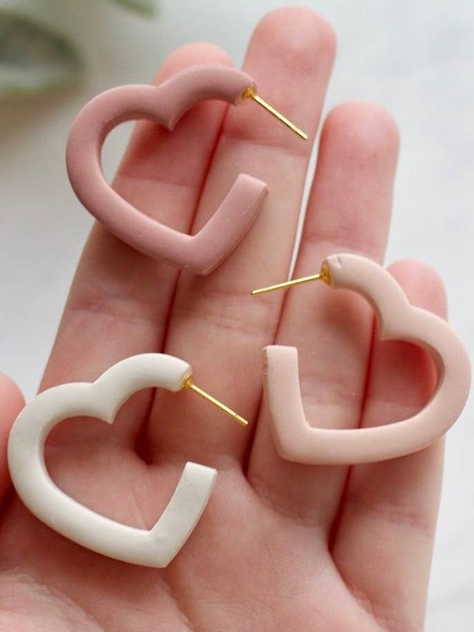 Heart Hoops for wholesale by Ruthie and Co.