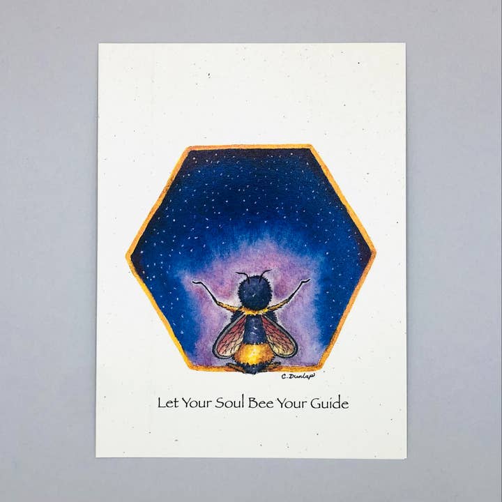 Let Your Soul Bee Your Guide for wholesale by Just Bee & Me Greeting Cards