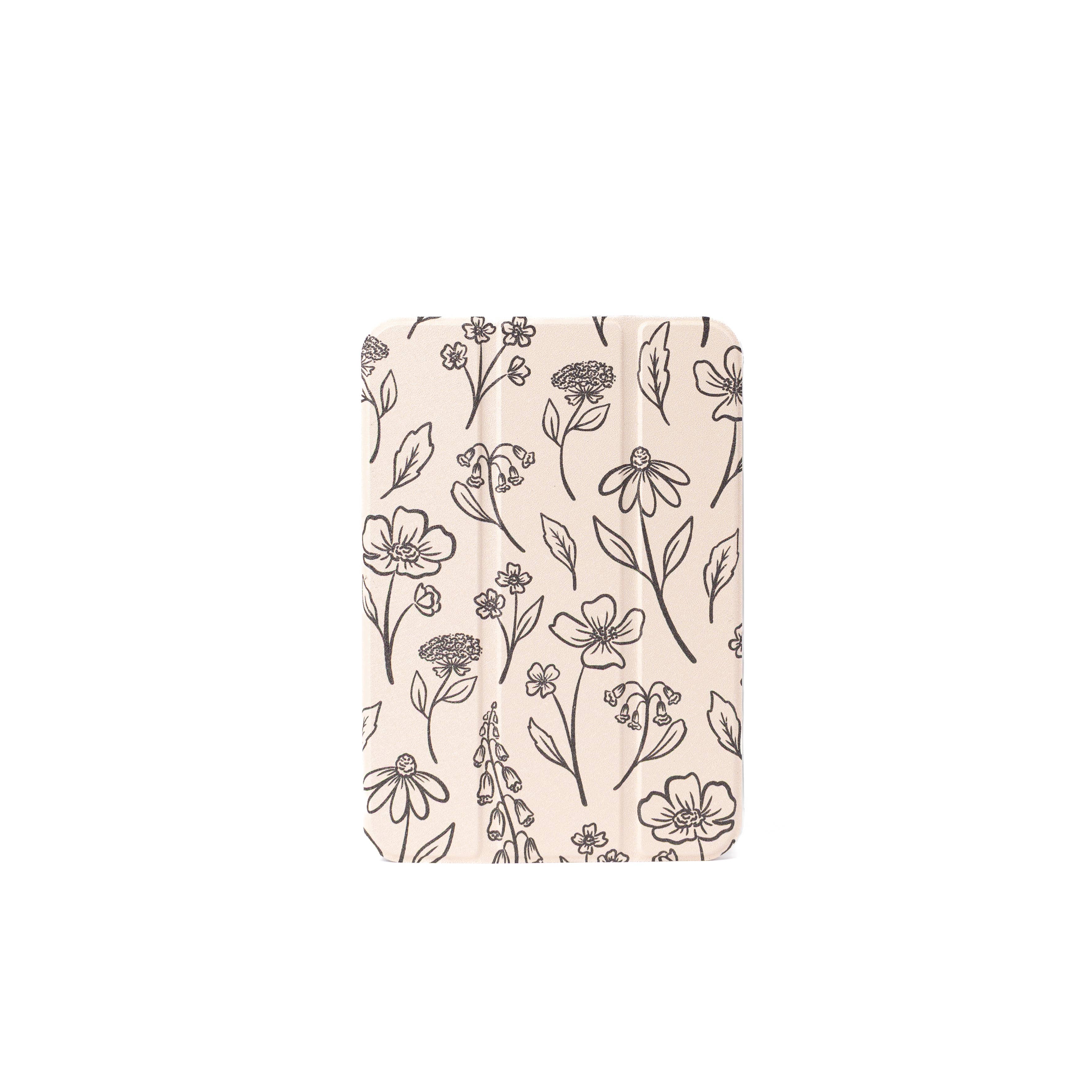 Elyse Breanne Design - Wholesale Laptop/Tablet Case - Unisex - Pressed Floral Clear Back iPad Case4