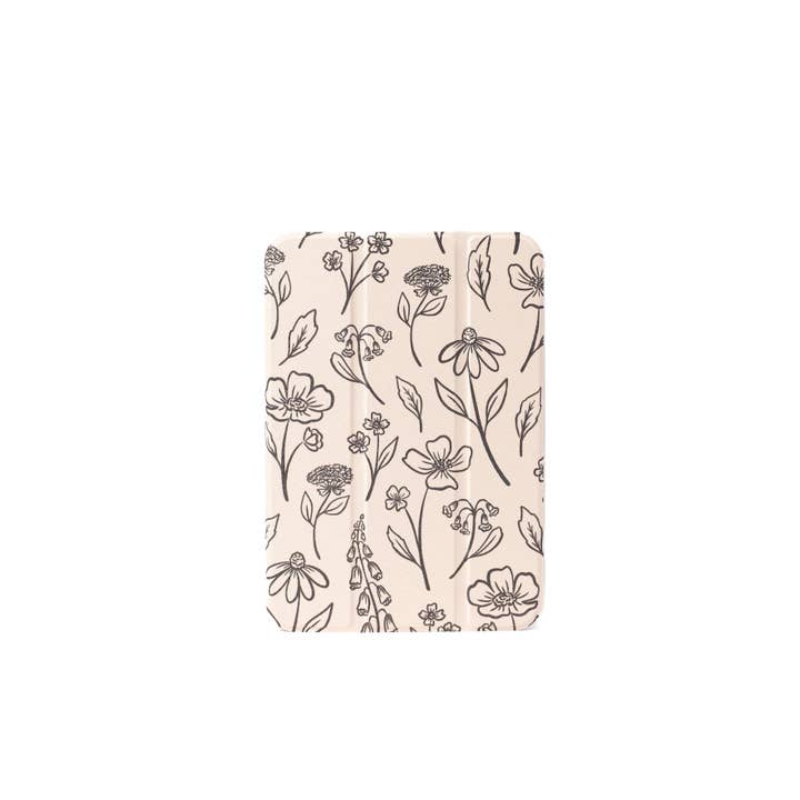 Elyse Breanne Design - Wholesale Laptop/Tablet Case - Unisex - Pressed Floral Clear Back iPad Case4