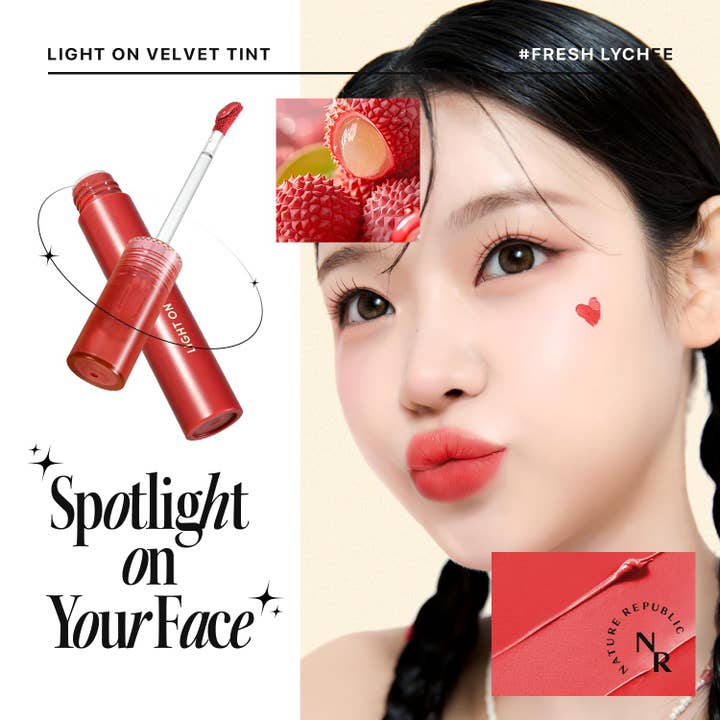 Best Beauty Group - Wholesale Lip Stain/Dye/Tint - NATURE REPUBLIC Light on Velvet Tint1