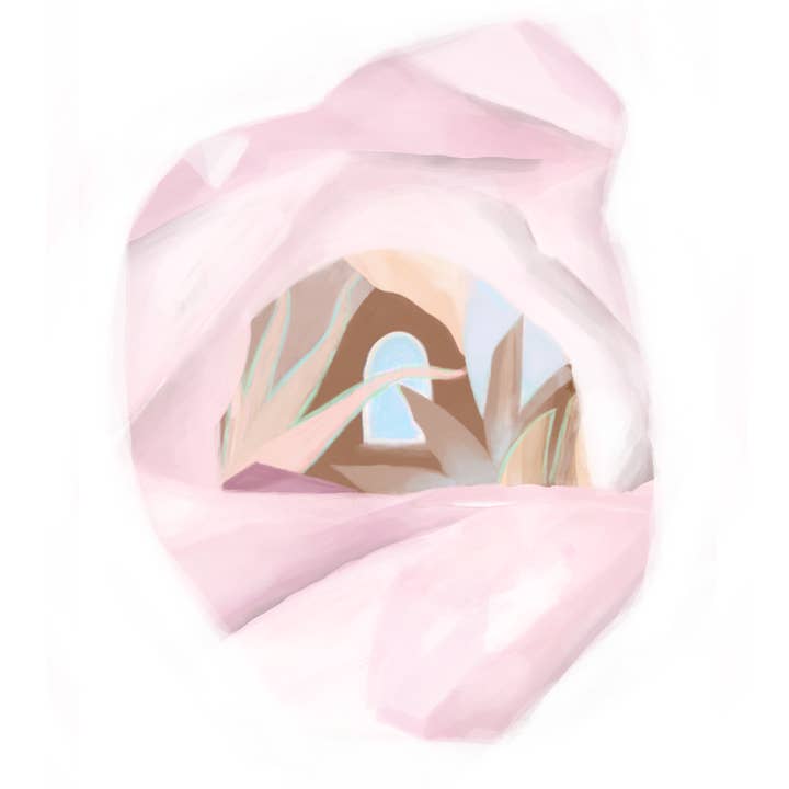 Stiens Rose Print for engroshandel hos Pure Hart Studio