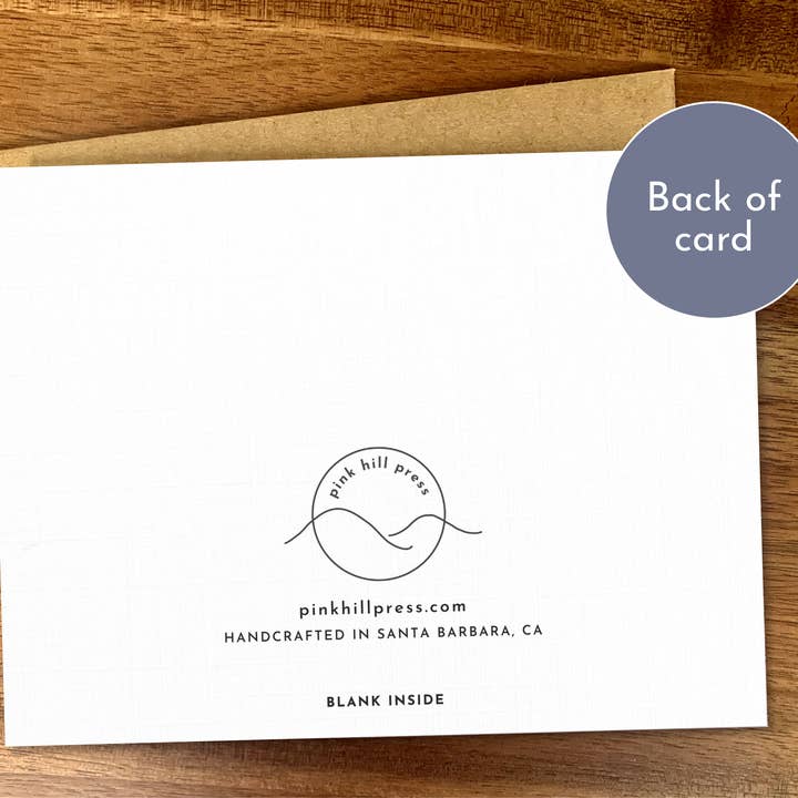 Pink Hill Press - Wholesale Baby Card - Cute ducklings baby shower card, Duck family new baby card3