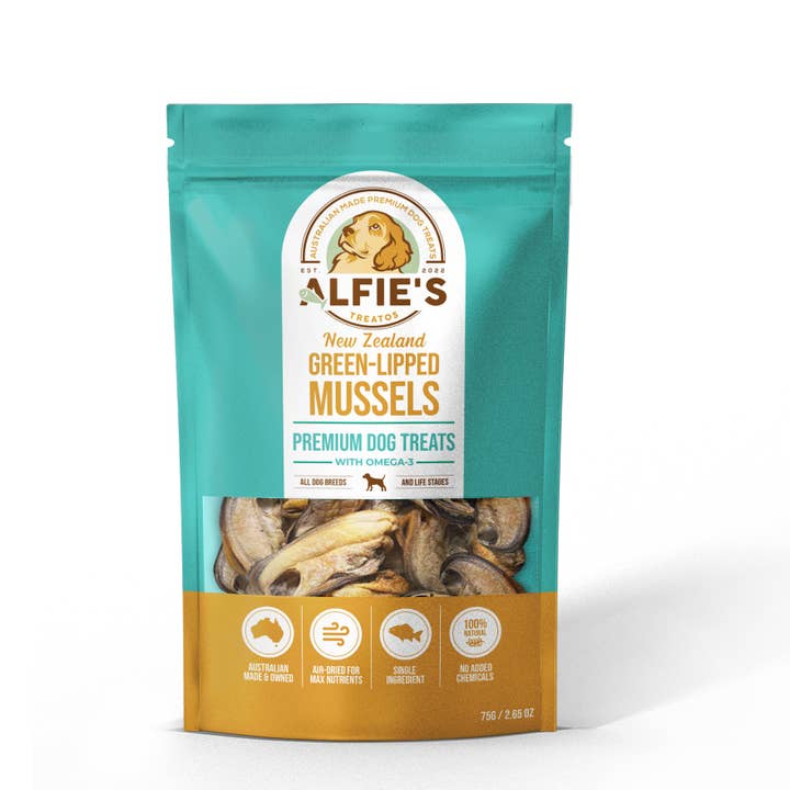 ALFIE'S TREATOS Green Lipped Mussels for Dogs, Green Mussel Supplement for wholesale by Alfie's Treatos US