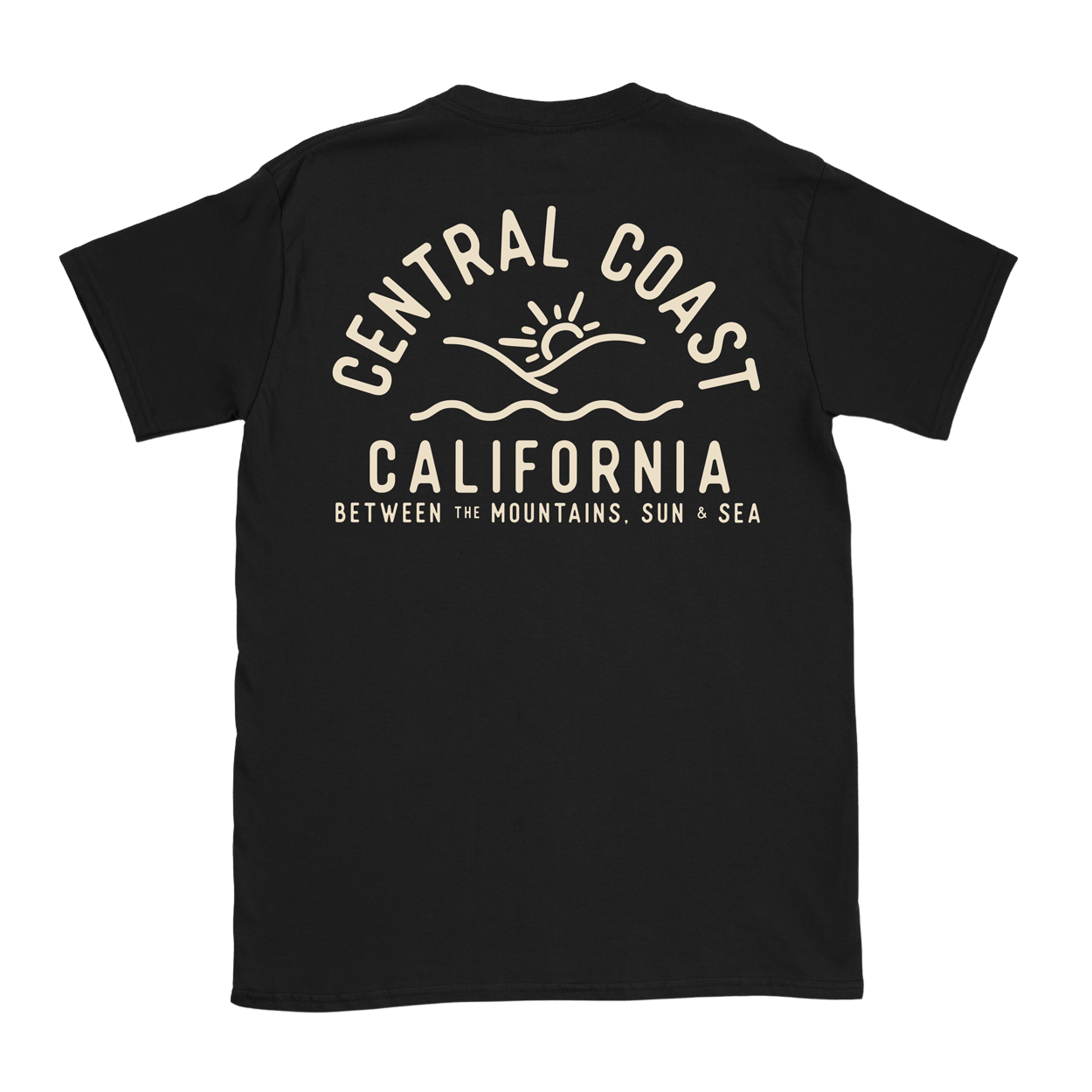 AnglinMade - Wholesale Screen Printed T-Shirt - Men's - Central Coast Sun & Sea0