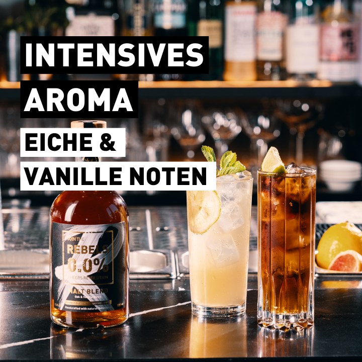 REBELS 0.0% – Engroshandel Alkoholfri spiritus/vin/øl – REBEL 0.0% Malt Blend alkoholfri whiskey-alternativ2