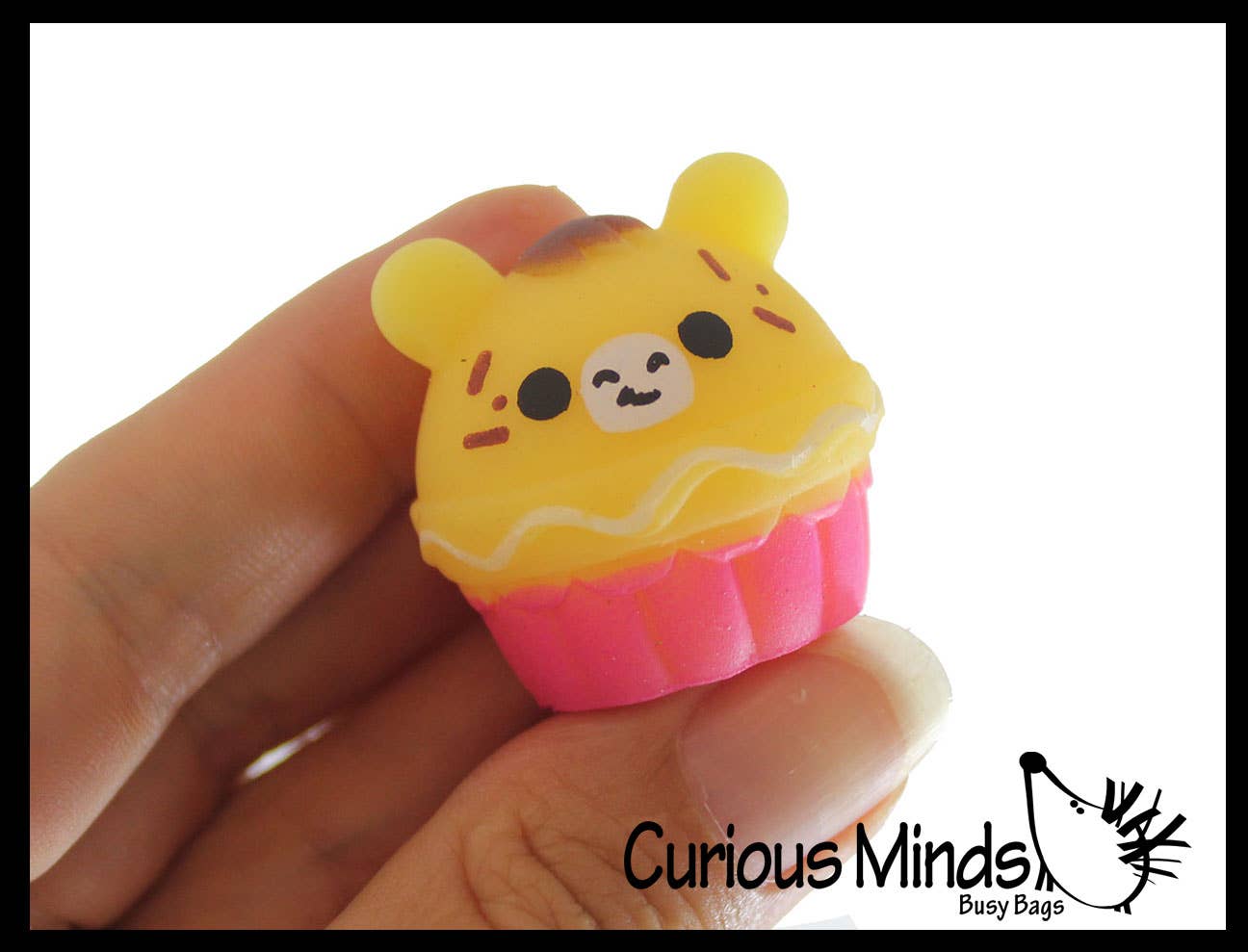 Curious Minds Toys - Vente Fidget/jouet anti-stress – enfant - 1 cupcake de nourriture pour animaux Mochi Squishy - Kawaii - Cute Individ6