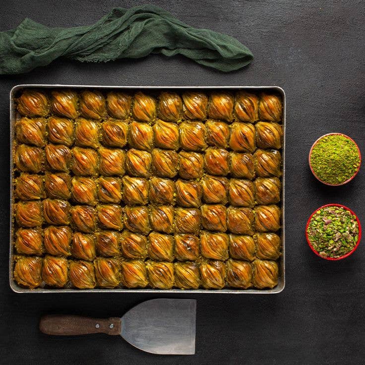 Hakan - Vendita all'ingrosso Tappetini da forno - Teglia per baklava in alluminio, 14x18 pollici, 2,2 libbre2