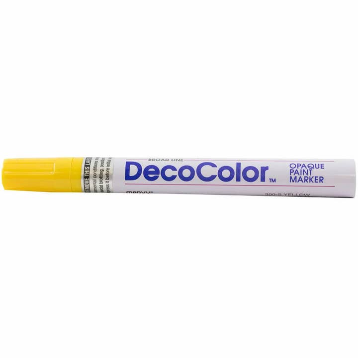 Yellow DecoColor Paint Pen for wholesale by Child To Cherish®