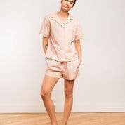 LATTELOVE - Wholesale Sleepwear Set - Women's - Cotton Poplin PJ Set0