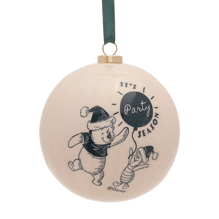 WIDDOP and Co. – Großhandel Weihnachtsschmuck – Disney Winnie Puuh Weihnachtskugeln, 12-teiliges Set