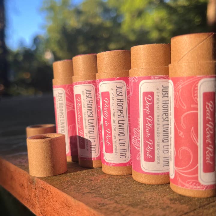 Just Honest Living LLC - Wholesale Lip Stain/Dye/Tint - Tinted Lip Balms - Plastic-Free, Compostable3