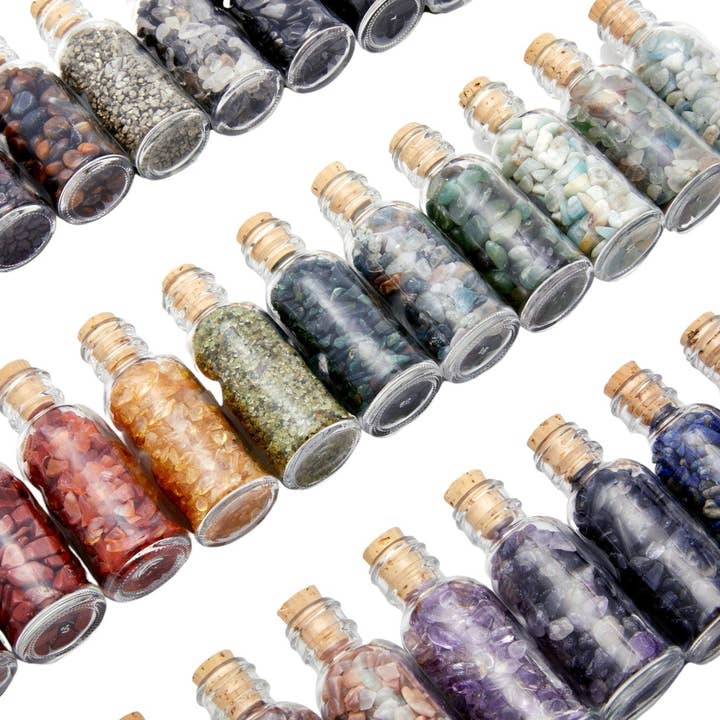 New Moon Beginnings - Wholesale Spiritual Stone/Crystal - Natural Gemstone Chips in a Bottle -70 stone types available77