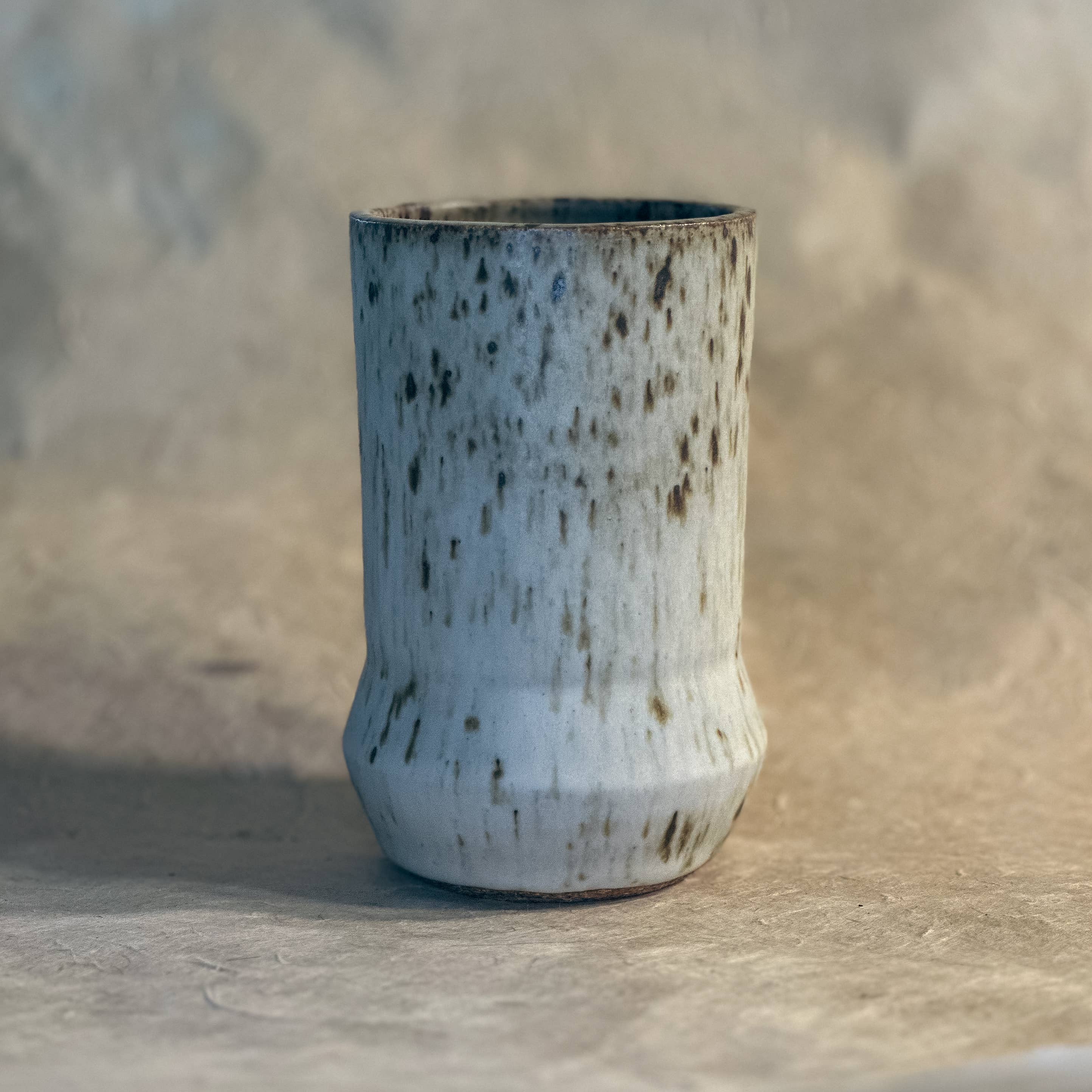 Olivia Snow Ceramics - Wholesale Insulated Mug/Tumbler - Saturn Tumblers in Cornwall Stone0