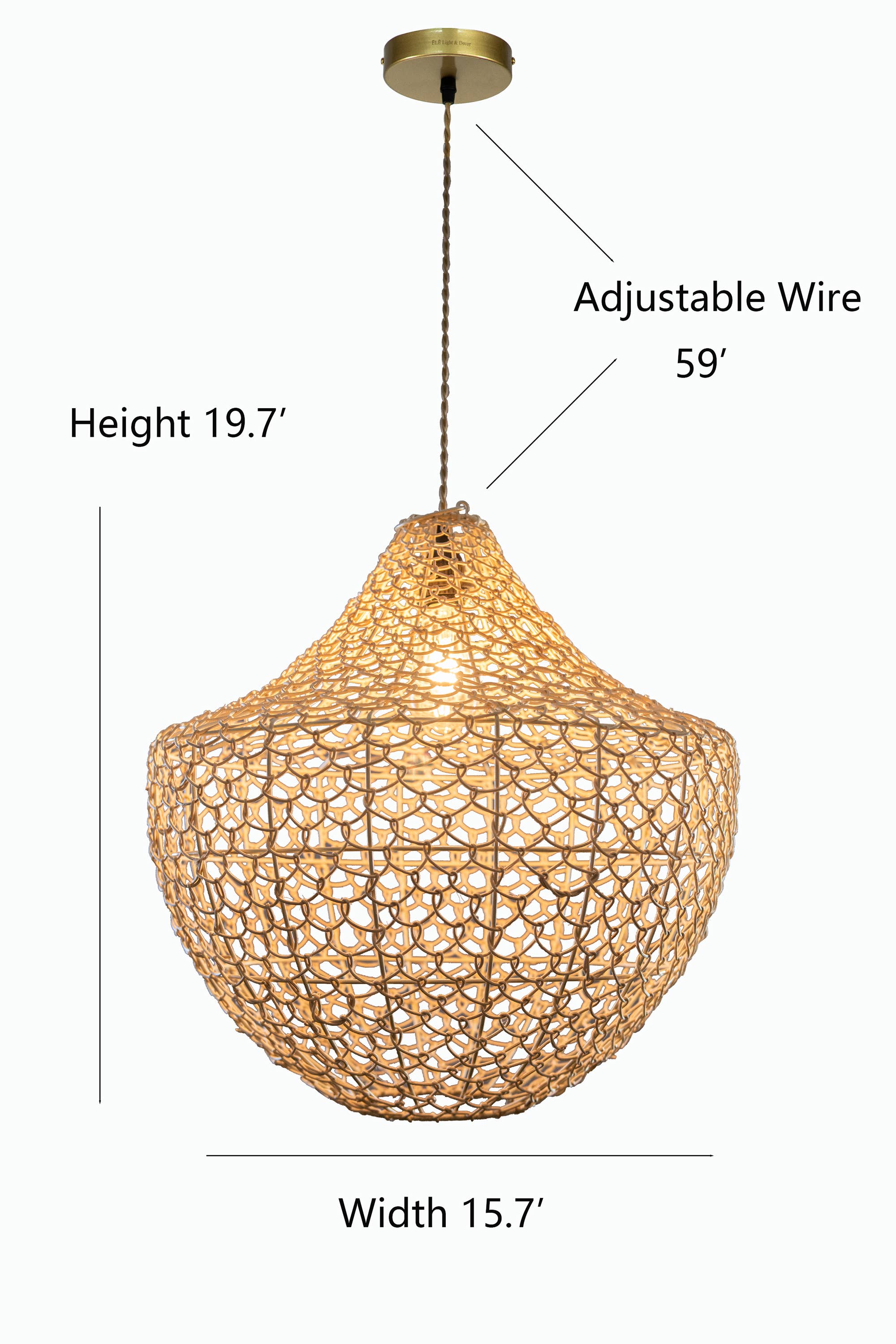 Woven Basket Pendant Light Natural Rattan Hanging Light for wholesale on Faire4