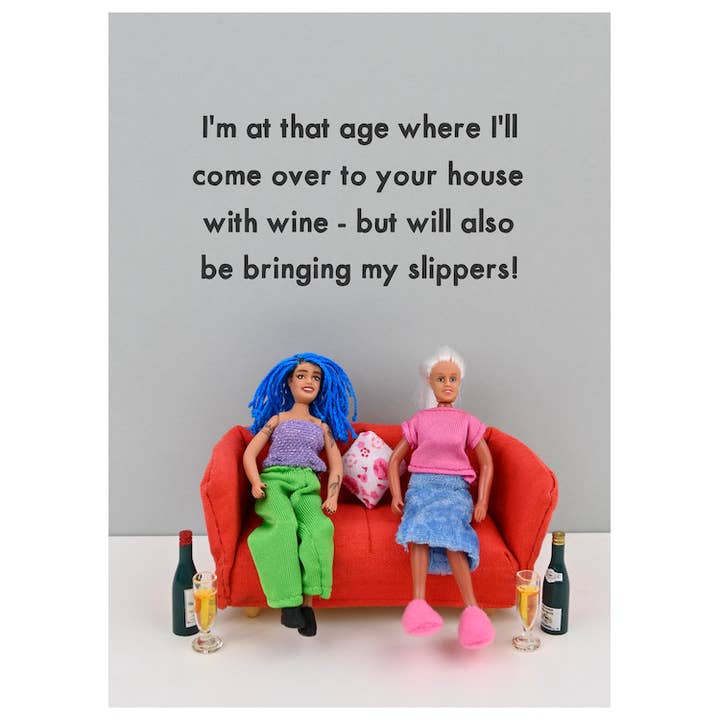 Mais Vendidos Geral | Pantufas de Vinho | Cartões para Ela por atacado de Bold & Bright