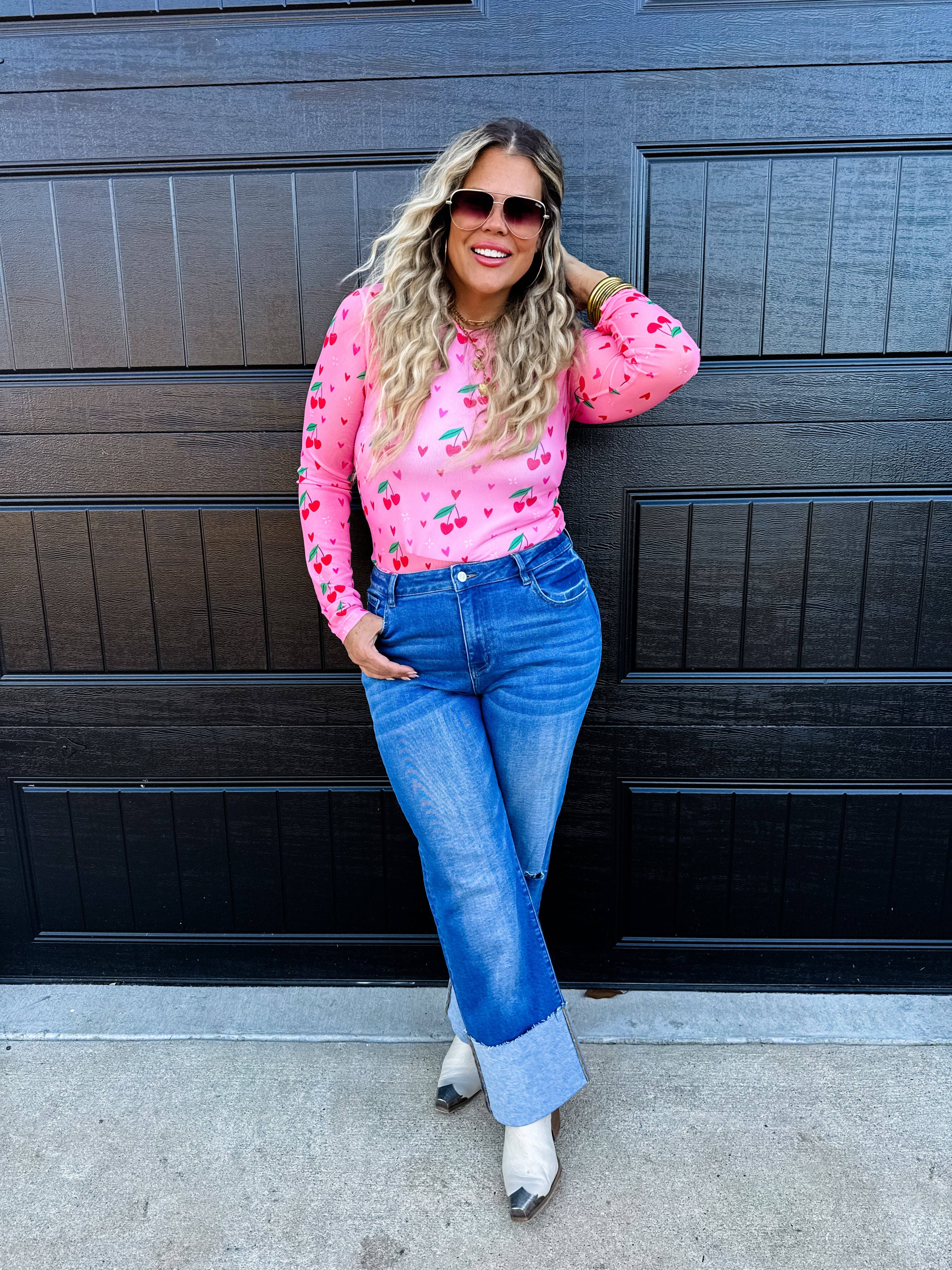 BLAKELEY - Wholesale Knit Top - Women's - VALENTINES DRESS IT UP MESH TOPS10