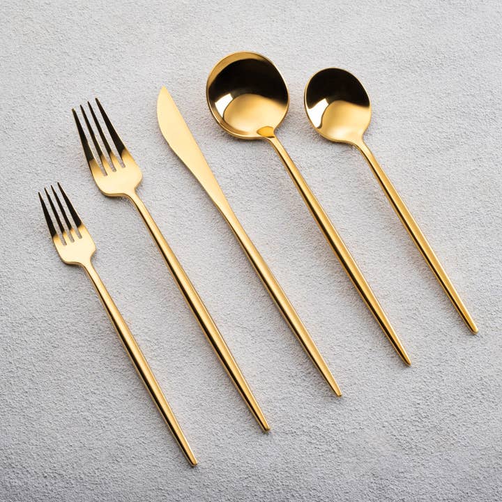 Kadra Kitchenware - Wholesale Assorted Cutlery Set - Vikko Vera SHINY 18/10 Flatware 20 Pc Set1