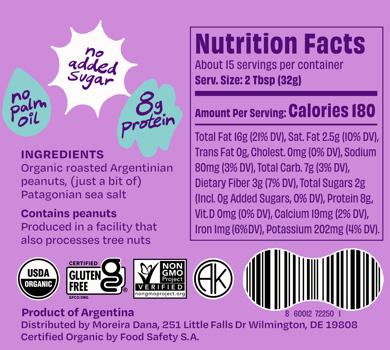 One Trick Pony - Vente Beurres de noix - Beurre de Cacahuètes Bio Naturel et Onctueux - Pot de 16oz6