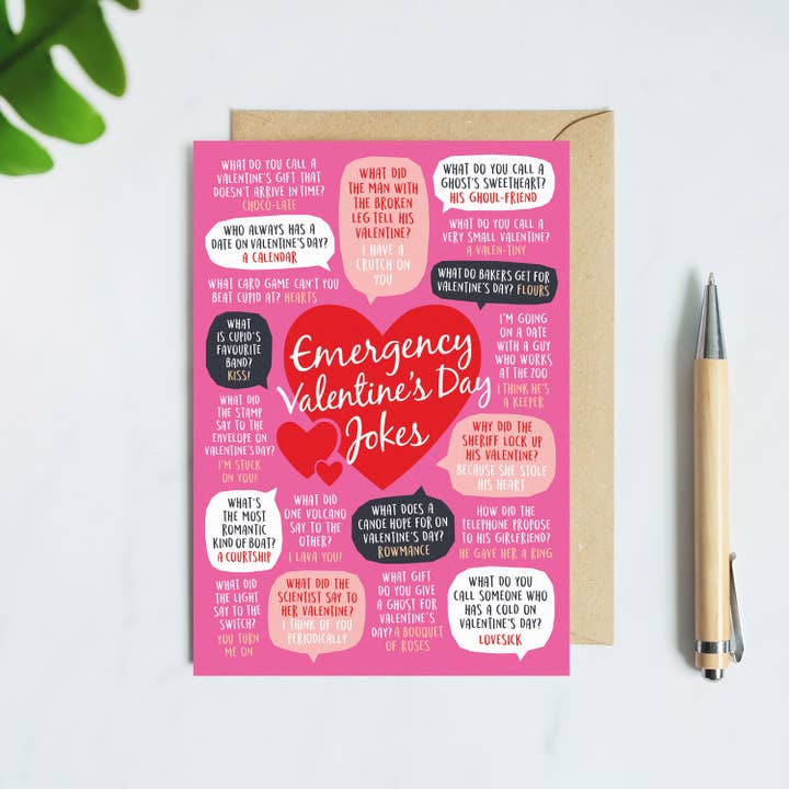 Paper Plane (US Duties Paid) - Vente Cartes de Saint-Valentin - Carte de blagues d'urgence pour la Saint-Valentin
