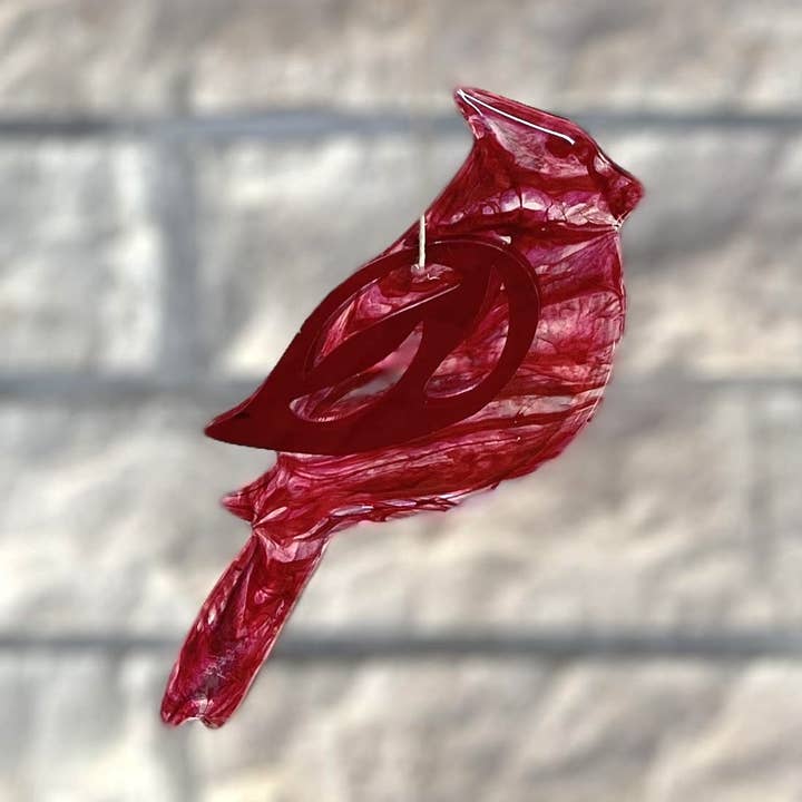 Cardinal Ornament/Window Decor for wholesale by Wonderfully Made