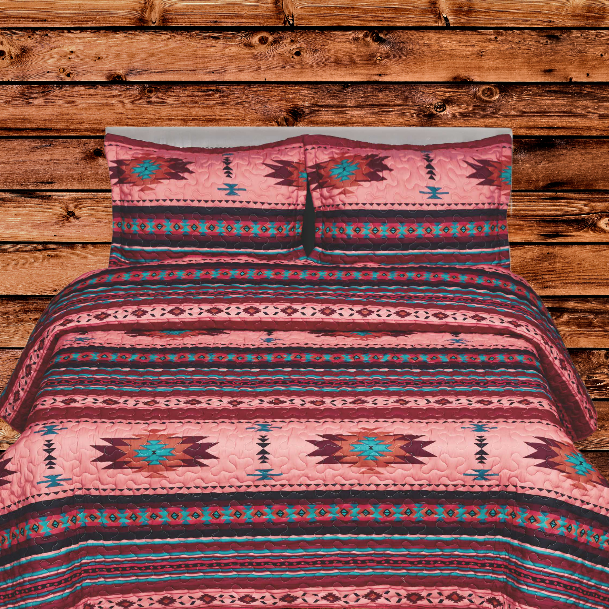 Unidos Collection - Wholesale Bedding Set - Unidos Collection™ Laredo Quilt 3pc Set (Group 2)1