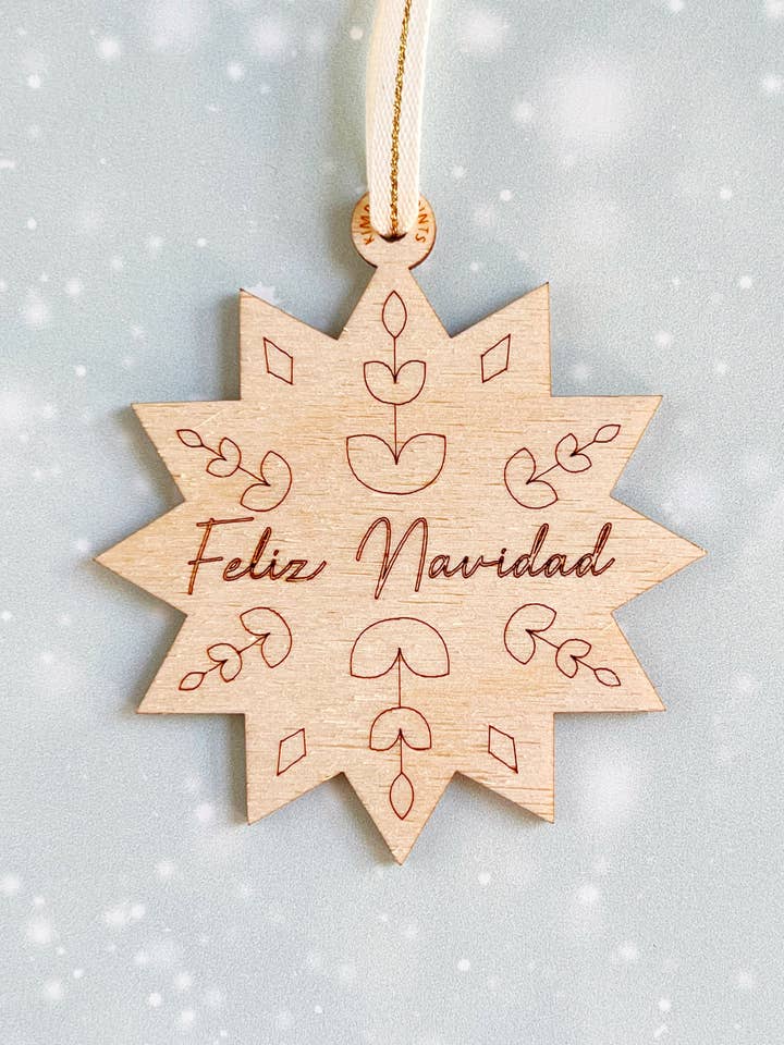 Adorno de Navidad Estrella de Copo de Nieve para venta al por mayor de Kimball Prints