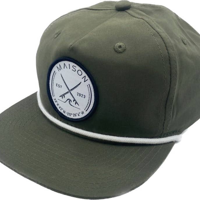 Chapeau de papa unisexe Maison Rope Snapback avec écusson personnalisé pour la vente par Maison Apparel