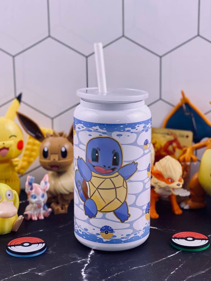 Squirtle can for wholesale by Ginga Textile Designs L.L.C