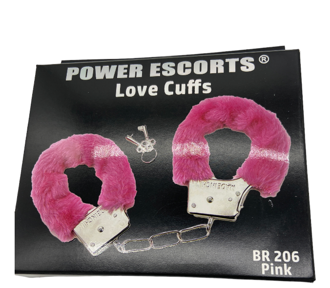 Kinky Pleasure - Wholesale Sex Toy - Power Escorts - BR206 Pink Furry Handcuffs1
