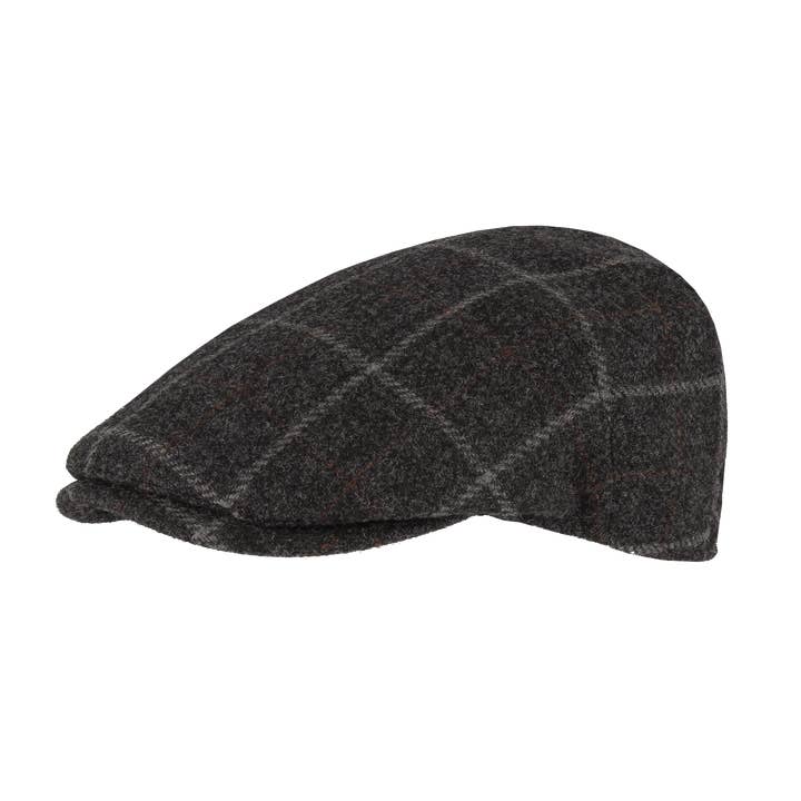 M BY FLECHET - Wholesale Flatcap - Men's - WOOL TWEED CAP - 1HS420