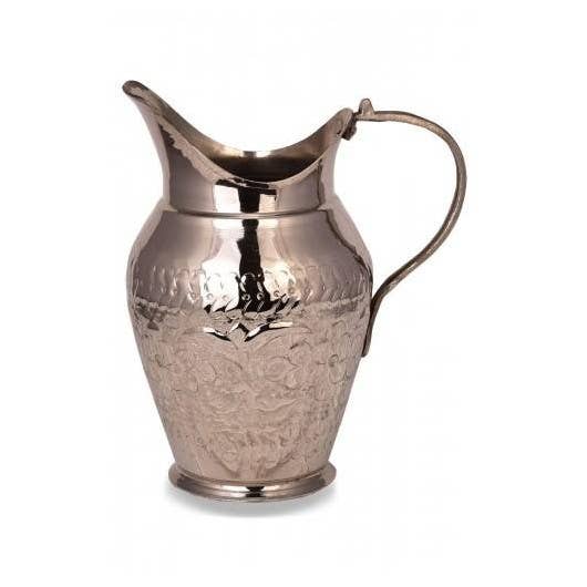 Hakan - Wholesale Jug - Handmade Traditional Copper Water Pitcher with Handle, 84.75