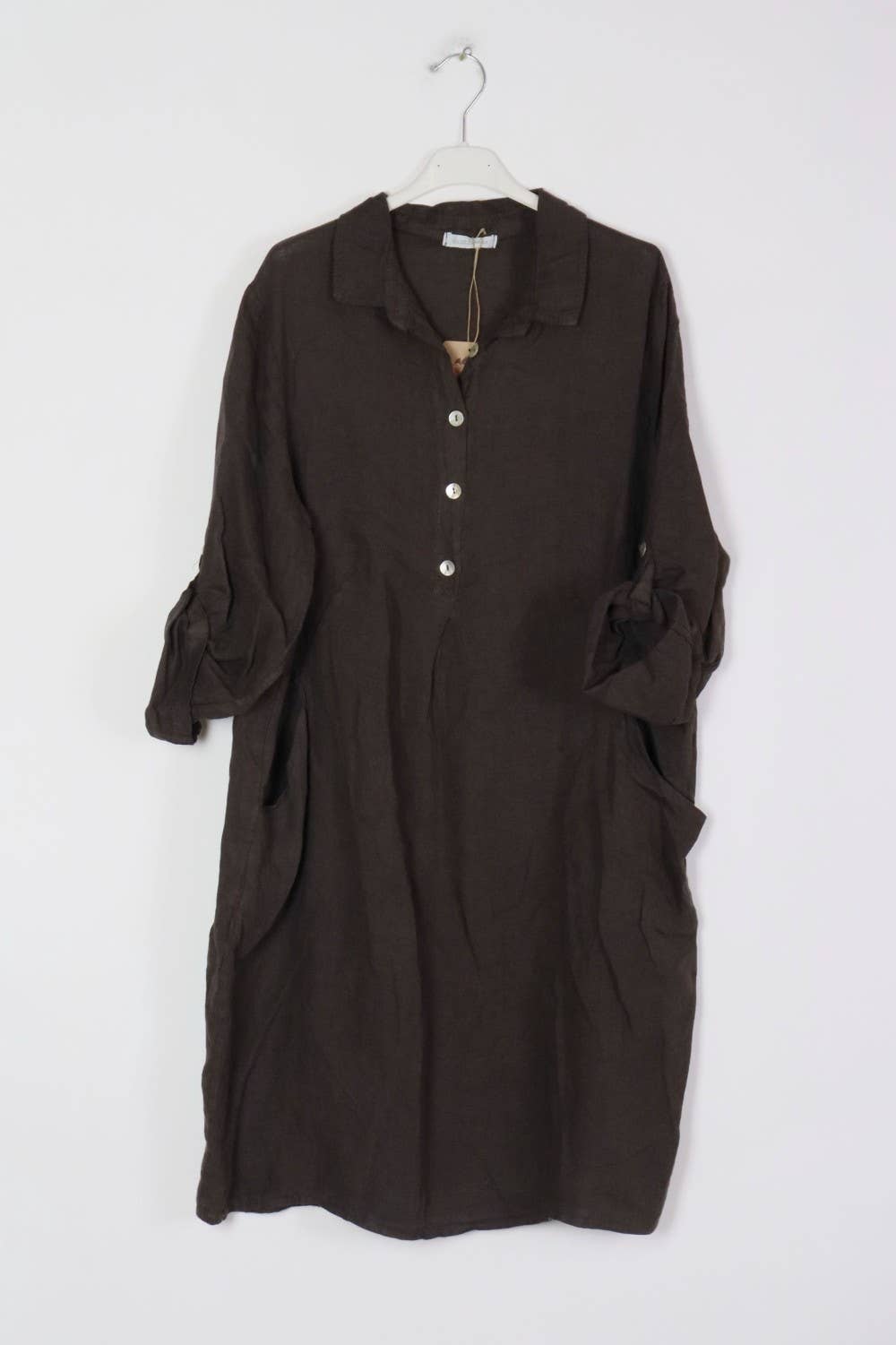 LÉA & LUC – Engroshandel Kjole - Dame – Korte kjoler i 100% hør REF. 135131