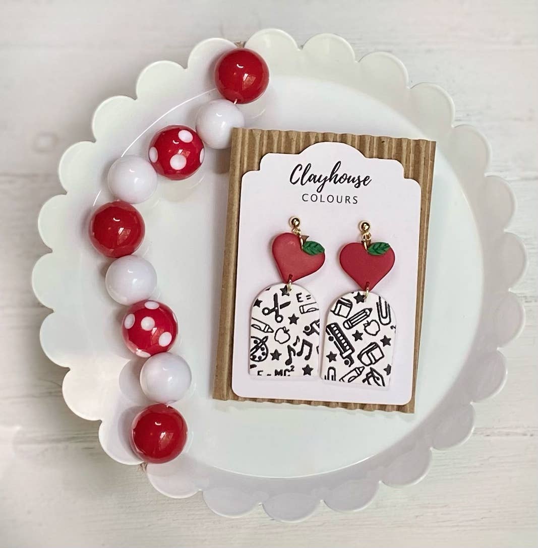 Clayhouse Colours - Wholesale Dangle Earrings - Teacher Earrings  | Back to School Earrings6