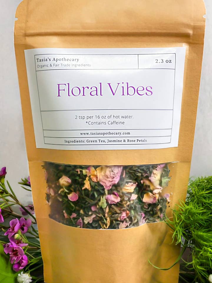 Floral Vibes for wholesale by Tasia's Apothecary