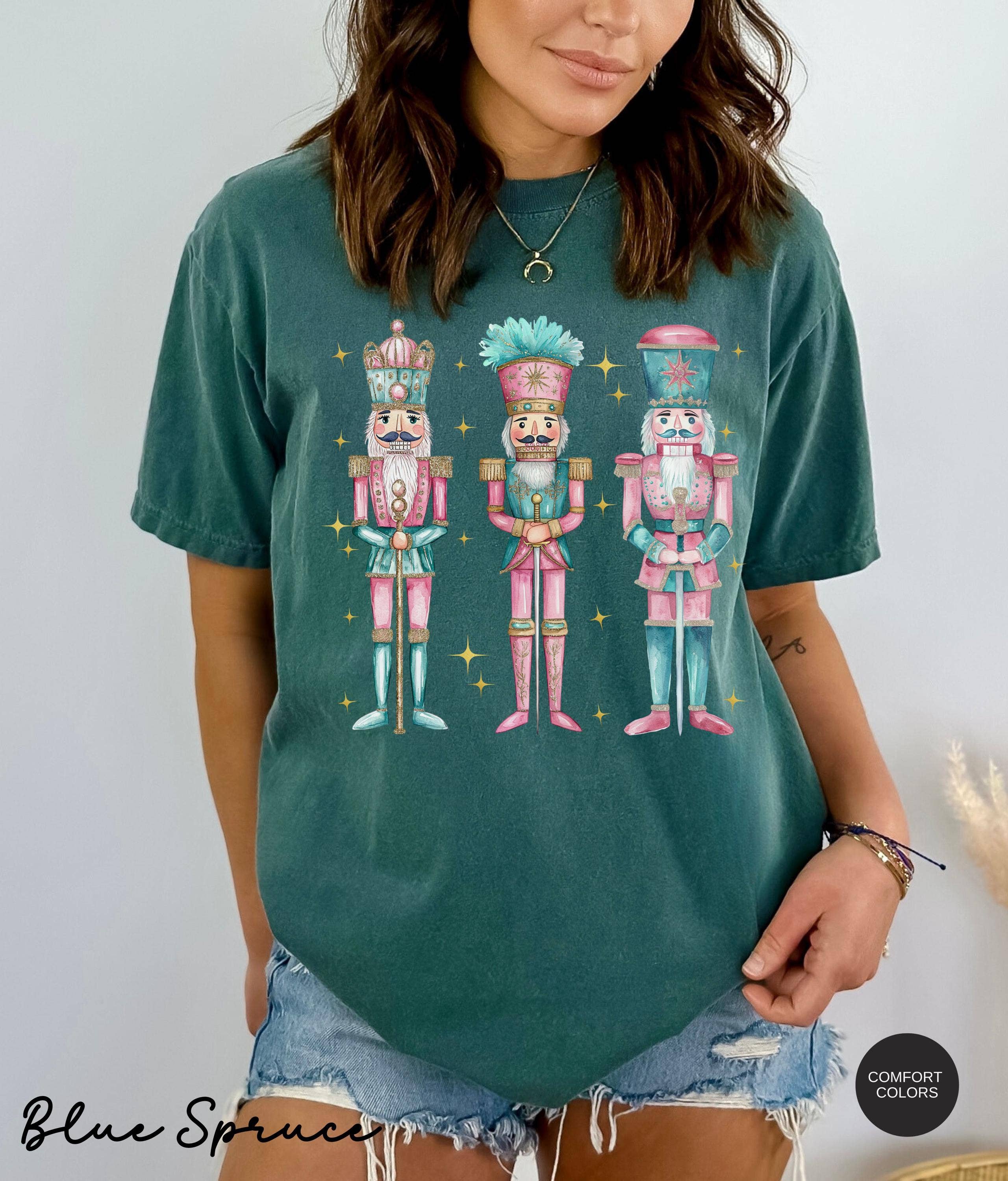 ClevorFit - Wholesale T-Shirt (Graphic) - Unisex - Comfort Colors Nutcracker Christmas Shirt, Holiday Sweater3