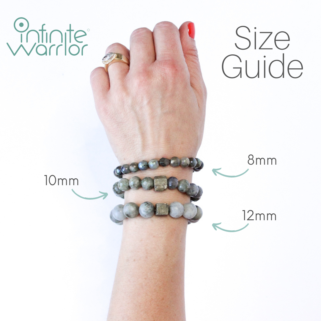 Infinite Warrior – Großhandel Perlenarmband – Jade-Kristallarmband | Zitrone+Gold | Hergestellt in den USA2