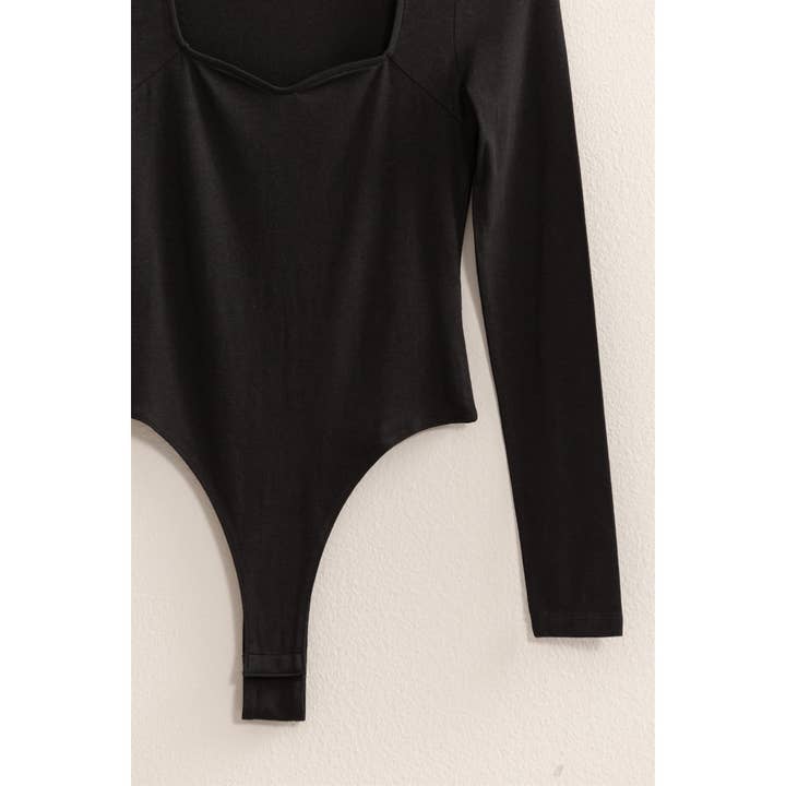 HYFVE - Wholesale Bodysuit - Women's - Long Sleeve Sweetheart Neck Bodysuit17