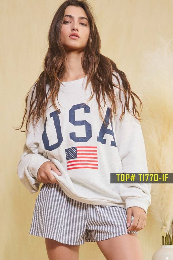 Sky blue P5492-1 Stripe Print Exposed Boxer Shorts
 for wholesale on Faire27