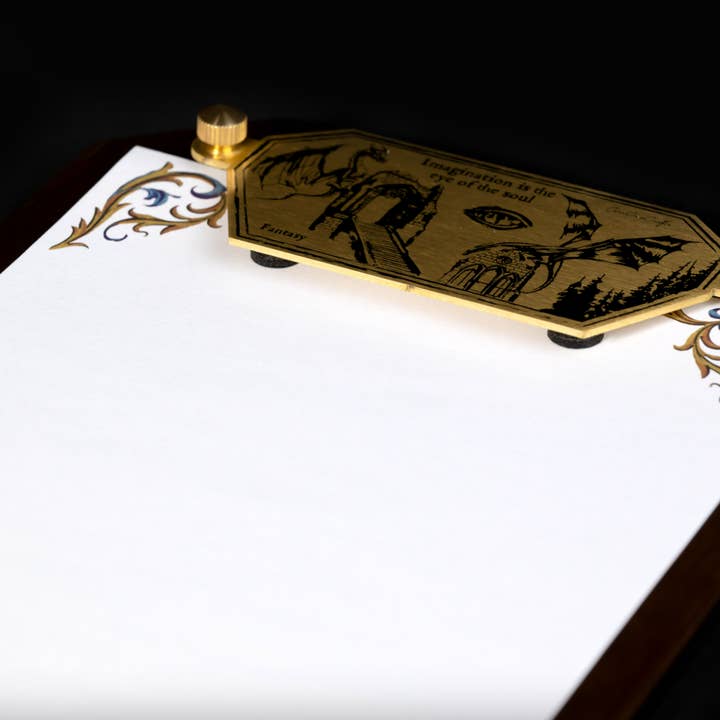 CoraCreaCrafts - Wholesale Clipboard - Dragon Wooden Clipboard3