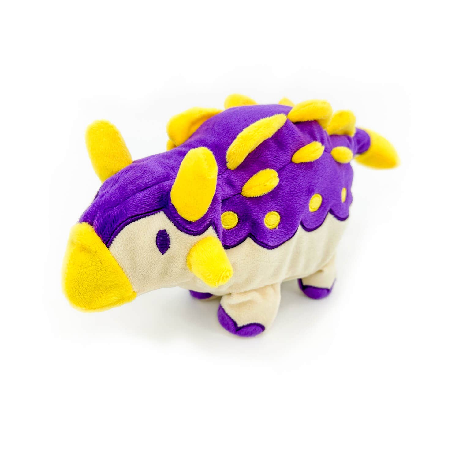 Womple Studios - Wholesale Stuffed/Plush Toy - Kids & Baby - DinoGlows Ankylosaurus Reversible Fossil Plush Dinosaur1