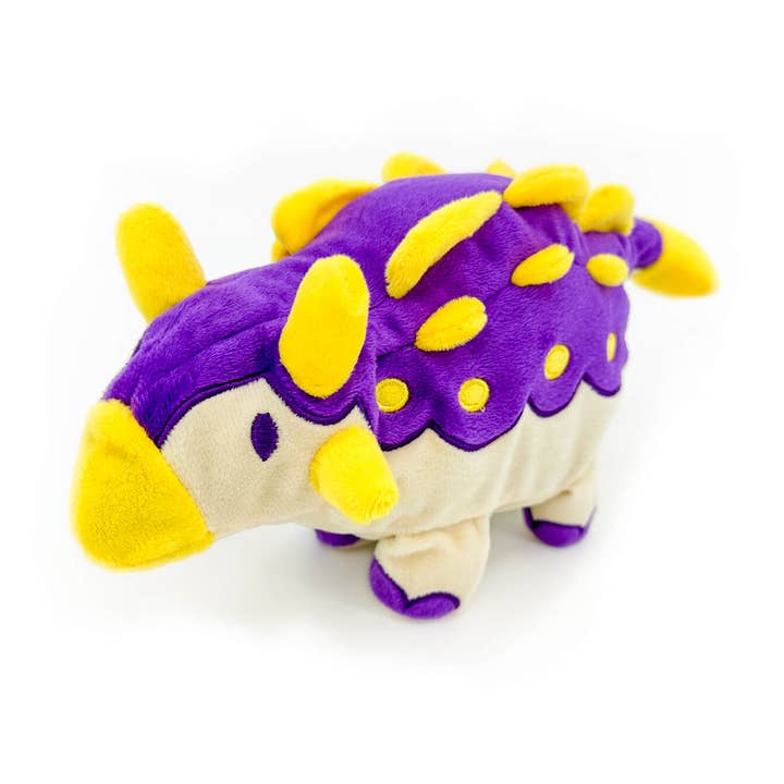 Womple Studios - Wholesale Stuffed/Plush Toy - Kids & Baby - DinoGlows Ankylosaurus Reversible Fossil Plush Dinosaur1